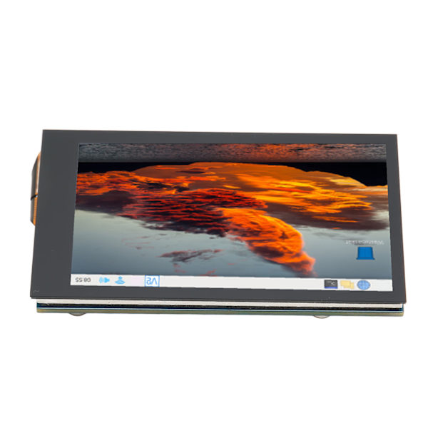 Kapacitiv pekskärm 3,5 tum 5 punkter 480x800 LCD IPS Dimbar 170 graders vinkel pekskärm för RasPi
