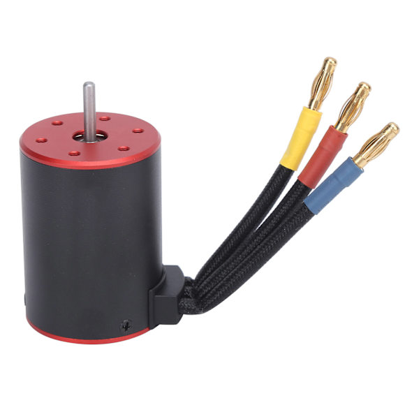 RC 3650 5200KV 4-napainen vedenkestävä harjaton moottori 4 mm banaaniliittimellä 1/10 RC-auton päivitysosiin