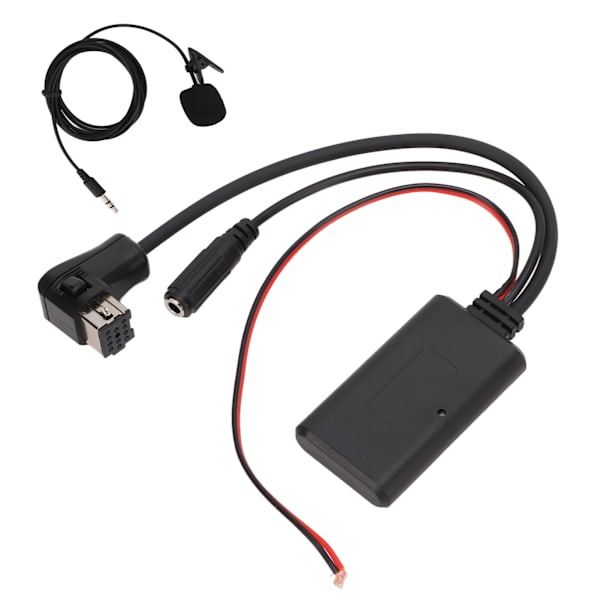 Bluetooth-lydkabel Stereo AUX-indgangsadapter med mikrofonudskiftning til Pionner P99 P01