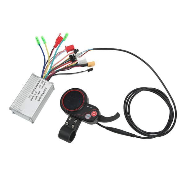 Motor Børsteløs Controller Kit 36V 350W med LCD Display Måler Vandtæt til El-cykel