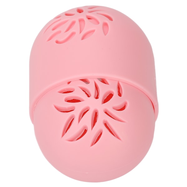 Sminksvamphållare Rosa kalebassform Andas ihålig design Sminksvamp reseväska