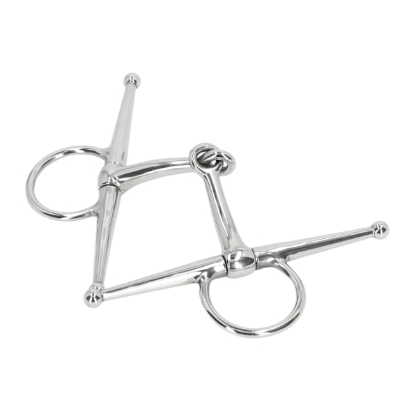 Full Cheek Heste Snaffle Bid Rostfrit Stål Ring Farm Jointed Bits til 125 mm Hestemund