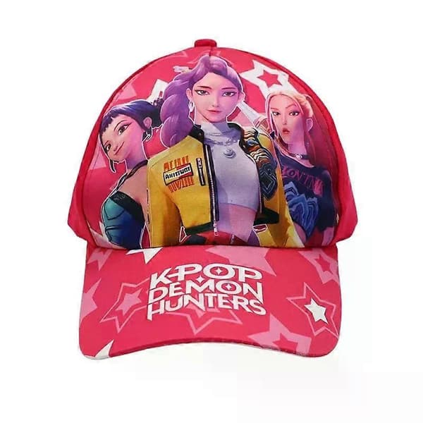 K-pop jenter demon baseballcaps justerbar snapback solhatt barn E