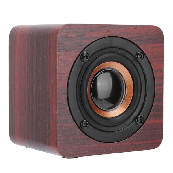 Bluetooth Mini Högtalare Portabel Trä Trådlös Högtalare Ljudsystem 3W Utomhushögtalare Säng Trä