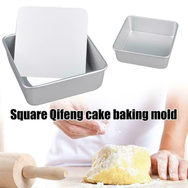 Kakeform med avtakbar bunn 6 tommer Aluminiumlegering Form Baking Chiffonkake Mousseform