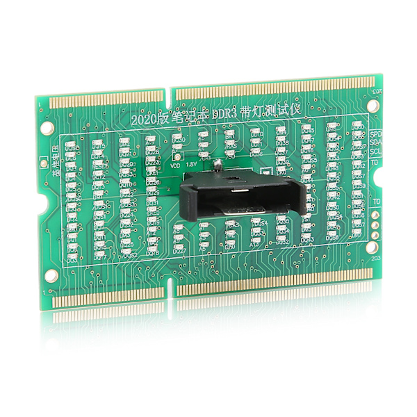 Datorminnestestare DDR3-port lysdioder Framåt Bakåt Tillgänglig Moderkort Minnesplats Testerkort