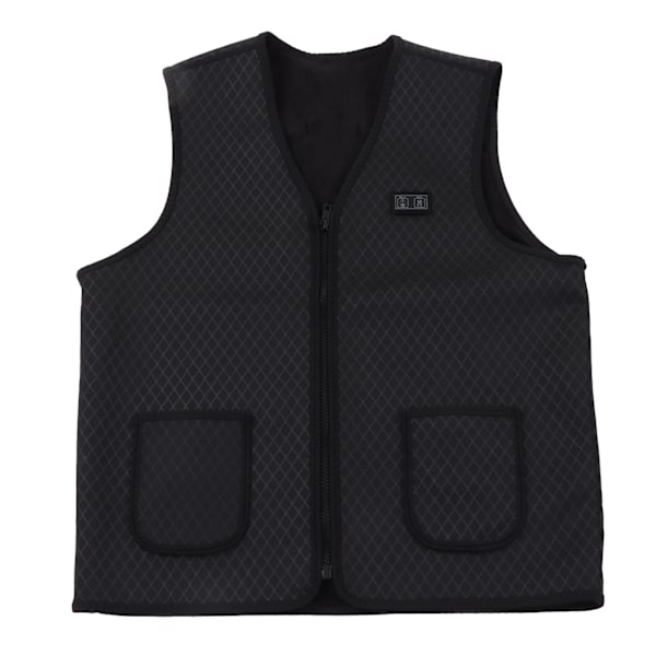Lämmitetty liivi naisille ja miehille, nopea lämmitys, 3 tasoa, 9 lämmitysaluetta, pestävä sähkölämmitteinen liivi ulkoiluun XXXL