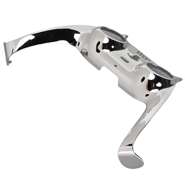For PS5-kontroller frontplate DIY-erstatningsklips Skalledekorasjonstilbehør med styrespakkskydd Sølv