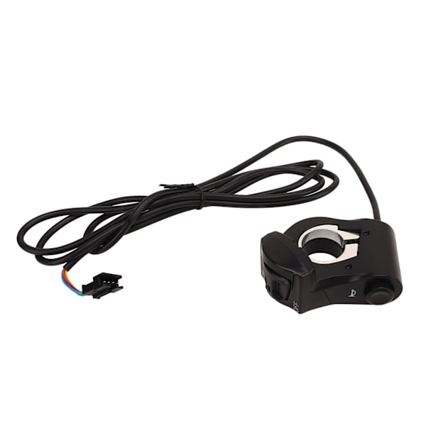12V til 72V 2 i 1 Elcykel Lys Horn Switch Forlygte Horn Kontrol Switch til 22,2 mm Styr Scooter Elcykel Motorcykel