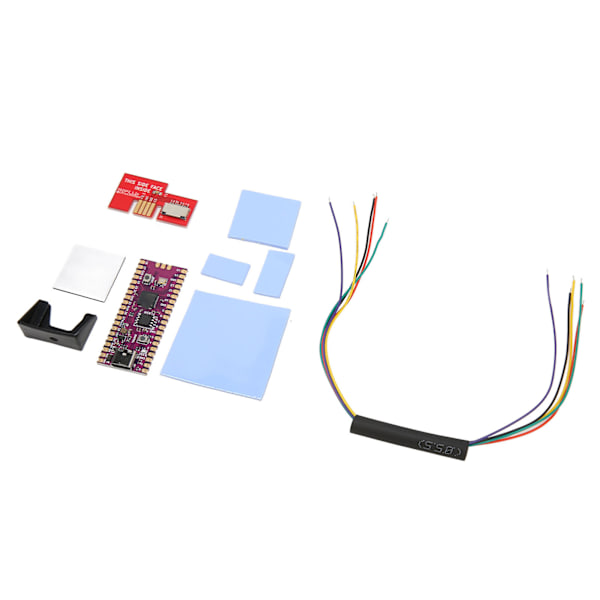 För RPi Pico Flexible Microcontroller Board Dual Core 264KB ARM Cortex M0+processor med SD2SP2 SDLoad SDL-adapter Röd