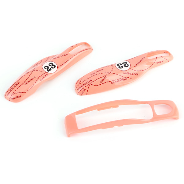 Fjärrnyckelbricka Cover Trim Rosa Skyddsfodral Passar för Porsche Panamera/Cayenne/911