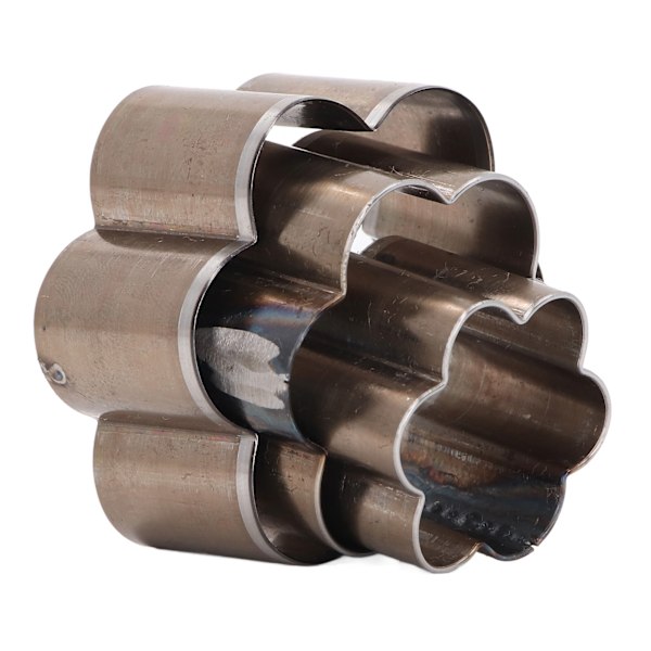 3 stk Blomformede Læderstansere 30 40 50 mm Legeret Stål Læder Skærende Stansform til DIY-Håndværk