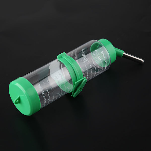 250 ml Drikkflaske for kjæledyr Rotte Hamster Auto Non Drip Hengevann Dispenser Grønn