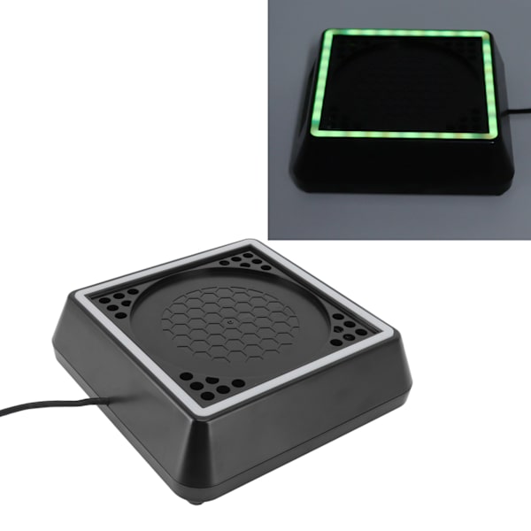 Alareiden jäähdytystuuletin 2,4A 5V 3 tuuletusnopeutta Touch-kytkin USB-jäähdytystuuletin Light Barilla Xbox Series X Black