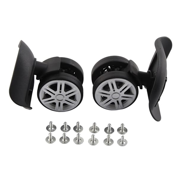 1 par Bagagehjul Mute Swivel Rejsekufferthjul Bagage Caster Hjul Reparationsdele