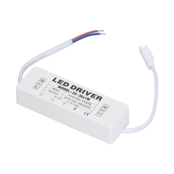 LED Driver Skyddsfunktion Bra värmeavledning Liten storlek Bekväm användning DIY Power Drive Connector för hushåll