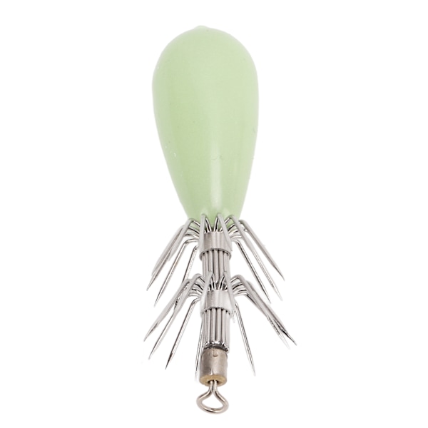Glow in The Dark Fiskekroker Lysende Blekksprut Jiggkroker Fiskeagn for Saltvann 45g