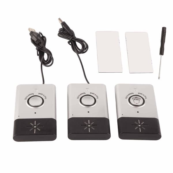 Smart Wireless Voice Intercom Dörrklocka Access Control System Inomhus/Utomhus DörrklockaSilver