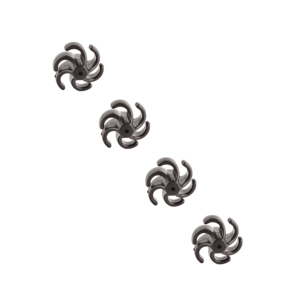4 stk Bueskyting Buestrangs Stabilisator Gummi Recurve Compound Bue Buestrangs Lyddemper Støtdemper Svart