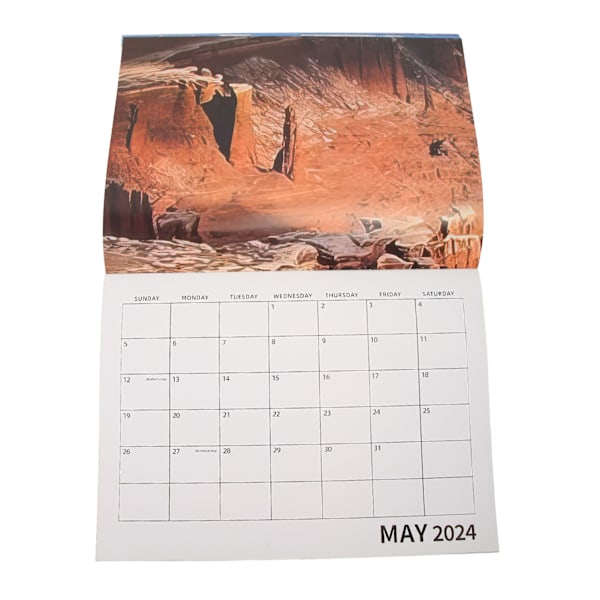 2024 Nature's Dick Pics Kalender Utsökta humoristiska bilder hänger 2024 Rolig kalender för hem och kontor