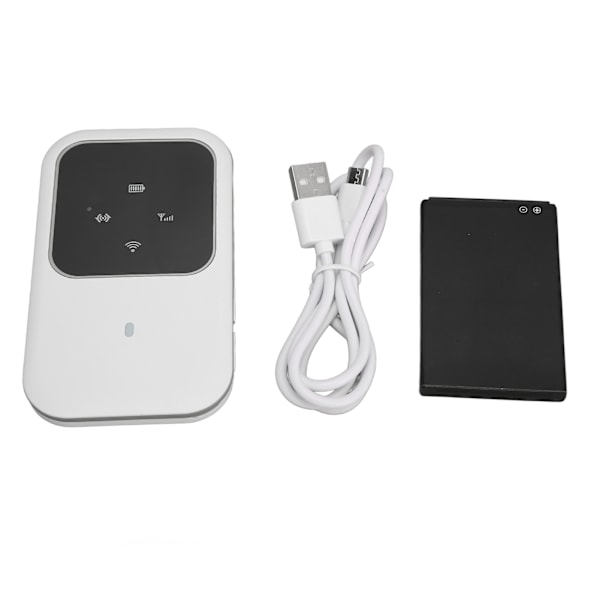 H80 Mobil WiFi Hotspot Multifunktions-Plug-in-kort Slim Bærbar 4G WiFi-router med LED-skærm til udendørs bilrejser