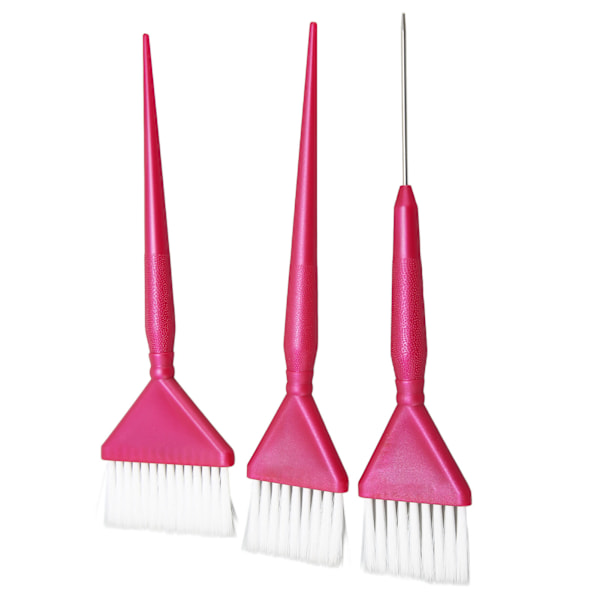 3 ST Hårfärgsborstar Färgning Dying Bleking Brush Kit för hushåll eller skönhetssalong