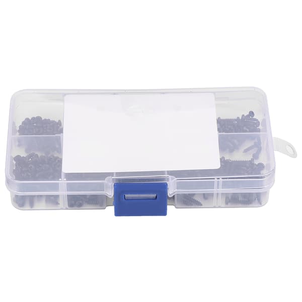 400 stk. Sort M2/M2.6 Kryds Pan Head Selvskærende Skruer Sæt Sortiment Kit