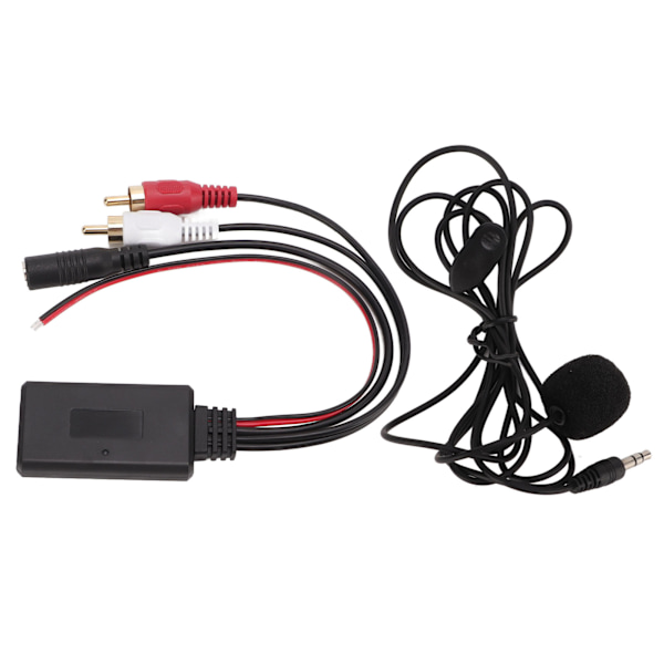 Bil Bluetooth 5.0 Trådlös Modul 1.5m Kabel Handsfree Mikrofon för Clarion 2RCA Ljudport