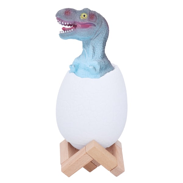 Touch Pat Sensor Natlys Dinosaurieæg Form Senglampe Belysning Legetøj USB-opladning (16 Farver Fjernbetjening)