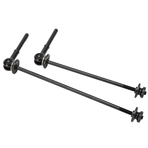 RISK 1 Par MTB Cykelnav Snabbkopplingsstavar Cykel Titanium Legering Axelspett Spak Svart