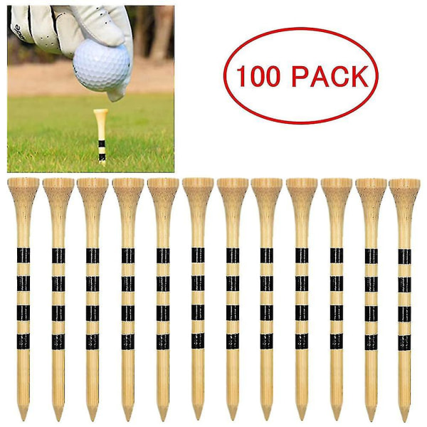 100 st 70mm golfbollsspik