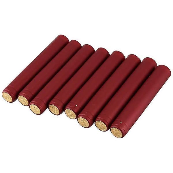 100 PVC - Krympbar kork med rivlinje, försegling av vinflaskor