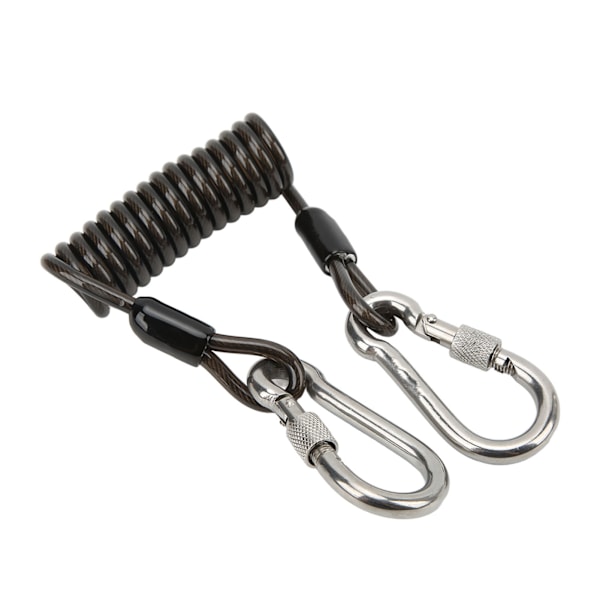 Dykkekamera Anti Lost Spring Coil Lanyard Rustfri Hurtigudløsning Spænde Dykkeudstyr