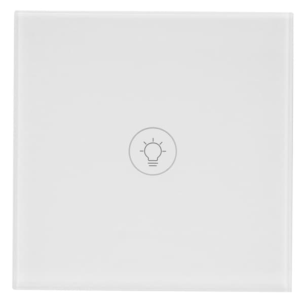 Smart Light Switch Trådlös fjärrkontroll Pekskärm Panel Timing Funktion Vägg Touch Light Switch Kompatibel med vardagsrum