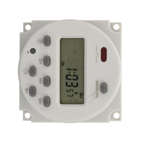 【NX】Lille type 7 dages programmerbar digital display timer switch 1S~168h 5VA(5V DC)