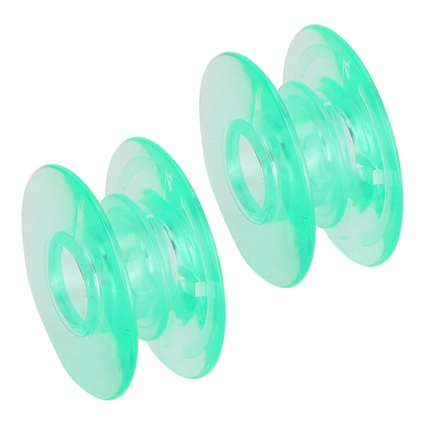 2st Spole Transparent plast sytrådsspole Byte av symaskinstillbehör