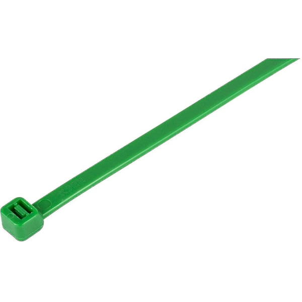 Långa silverkabelband 370 mm x 4,8 mm, förpackning om 100, premiumgröna nylonblixtlås 150 mm x 3,6 mm