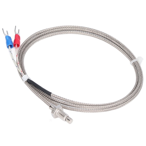 BERM K typ termoelement M6 tum skruv temperatursensor sonder tråd 0‑400℃ 1 meter