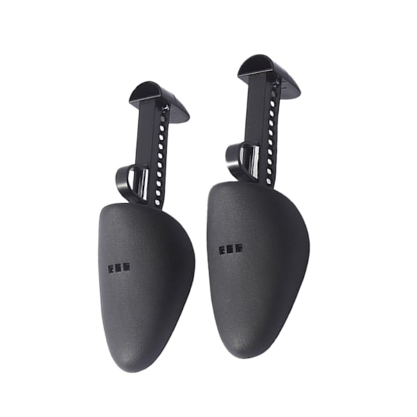 5 par Shoe Tree Shaper Professional förhindrar skrynkling Justerbar skofjäderbår för de flesta skor Svart