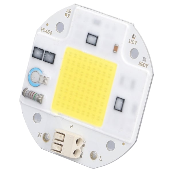 COB Lampeperle Høj Effekt LED Chip Høj Lysstyrke COB Lys Emitter Drive Free til DIY Belysning 110V50W Koldhvid 5800K-6500K