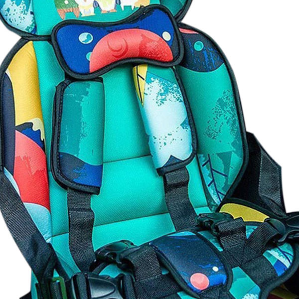 Babysæde Stol Bærbar Bilsæde Pude Åndbar Baby Sædemadras til Børn under 12 år Stjernehimmel Tryk Bjørn