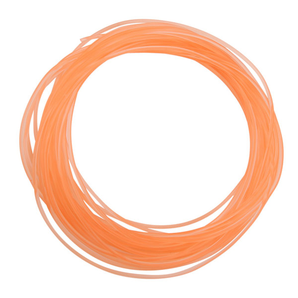 Oranssi sileä pinta PU polyuretaani pyöreä hihna voimansiirtoon (4mm*10m)
