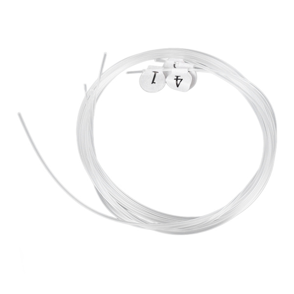 【NX】4st Ukulele String Nylon Transparent Varm Timbre Professionell Instrument String Set