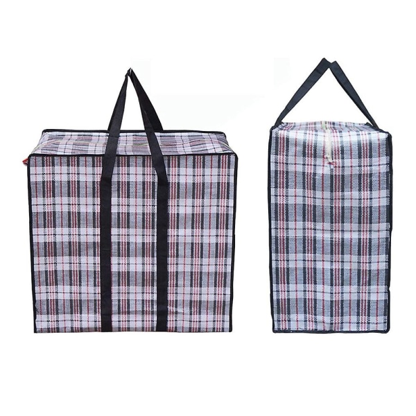 Stor opbevaringstaske (sæt med 1) med holdbar lynlås, organiseringstaske, flyttetaske, vandtæt, bæretaske, campingtaske til tøj, sengetøj, komfort
