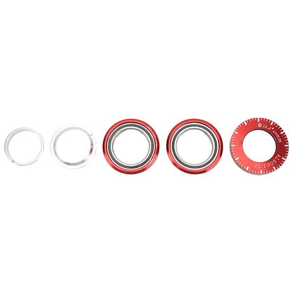 X CANSUN Taittava Pyörä Ohjainlaakeri 44mm Taittava Pyörä Kulhosetti Sisäänrakennettu Laakeri Ohjainlaakeri BYA412 P18 P8 1 Sarja Punainen