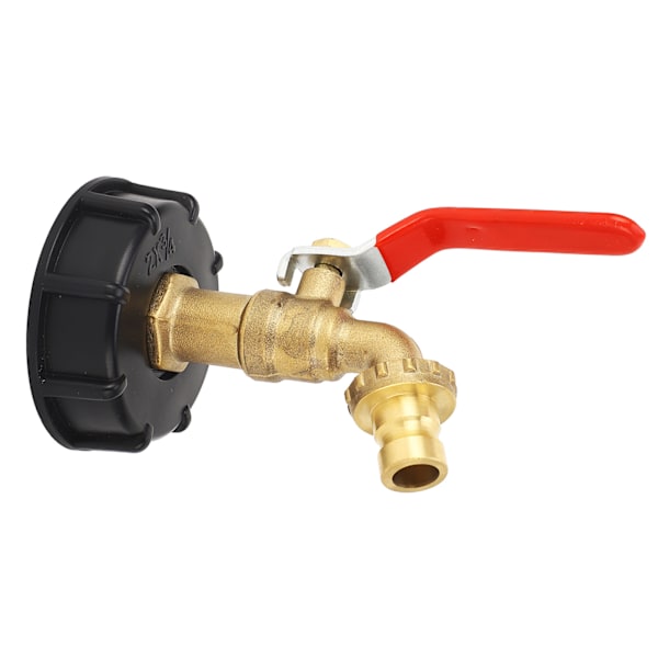 IBC Tote Adapter 3/4in Mässing Tote Fitting Grovgänga 275‑330 Gallon Vattentank Trädgårdsslang Ventil Fitting