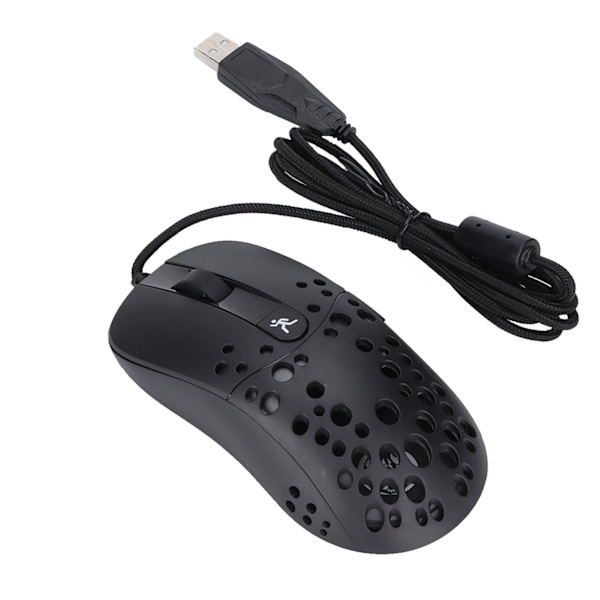 HXSJ Gaming Mus Kablet Seks Nivå Justerbar Presis Kontroll 8000DPI RGB Mus for Windows PC Gamere