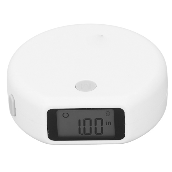 Digital kroppsomkrets Tejp Vit Automatisk infällbar Digital Smart kroppsomkrets Mätlinjal 150cm 60in