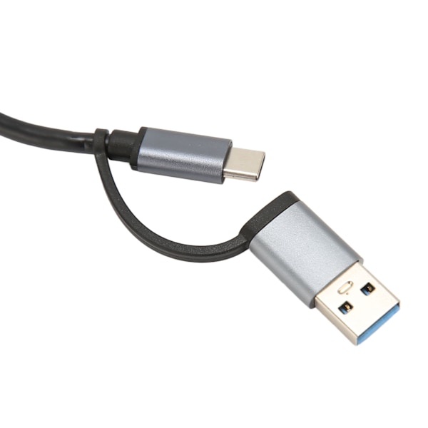 4-in-1 USB3.0 Hub 5Gbps USB-C - USB 3.0 Hub USB-jakaja USB-hubin jatkojohto USB3.0-sovitin Windowsille, Linuxille ja Chrome OS:lle