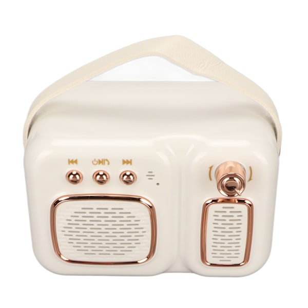 Bluetooth Högtalare Multifunktion Bluetooth 4.1 EDR HiFi Stereo Djup Bas Mini Trådlös Högtalare för Hem Utomhus Fest Vit